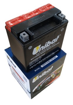 Akumulator UNIBAT CBTX14-BS YTX14-BS 12Ah 200A 12V