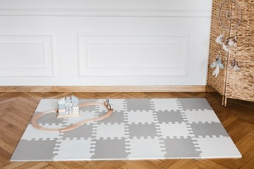 Развивающий коврик для детей-пазлы 106х106 см.