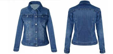 Kurtka Jeans Katana Damska Klasyczna Folyrose rozmiar 40/L