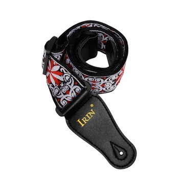 IRIN GS-02 Регулируемые гитарные ремни с вышивкой