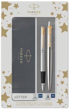 Ручка и шариковая ручка Parker Steel GT Jotter с ГРАВИРОВКОЙ