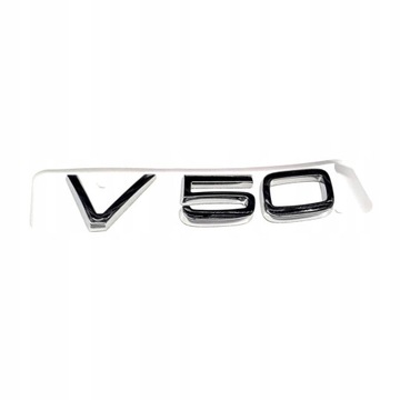Emblemat 'V50' na tylną klapę Volvo 8620310