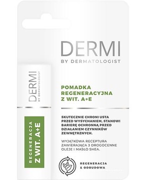 DERMI Pomadka z wit. A+E do ust