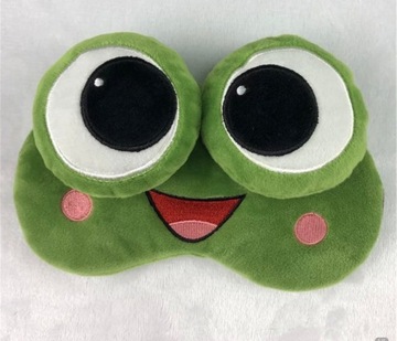 МАСКА ДЛЯ СПЯНИЯ ДЛЯ ГЛАЗ РАССЛАБЛЕНИЕ лягушка OLDMAN FROG НА Резинка