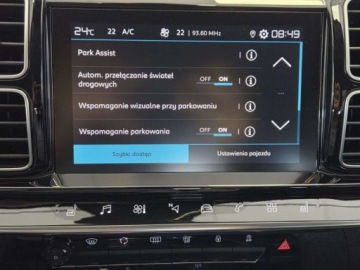 Citroen C5 Aircross I SUV Facelifting 1.5 BlueHDi 131KM 2023 Citroen C5 Aircross 1.5 BlueHDi Max EAT8 130KM SalonPL Gwrancja Dealer Vat, zdjęcie 13