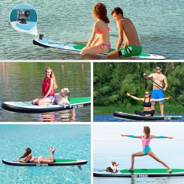 SUP доска 320 см PRO, надувная доска с веслом и сиденьем 150 кг.