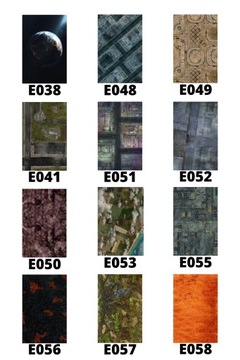 MATA DWUSTRONNA LATEKSOWA RPG 48 WZORÓW 183x122CM