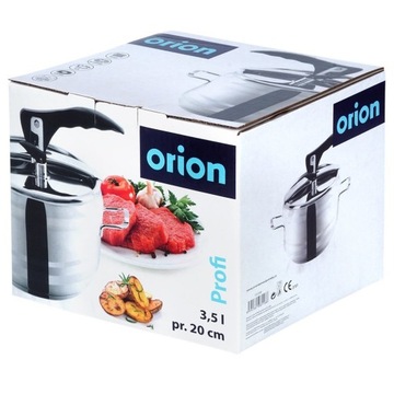 Скороварка ORION PROFI, кастрюля стальная, быстрого приготовления, 3,5л