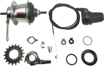 Piasta - SHIMANO NEXUS 7 S - SG-C3001-7C - CAŁY ZESTAW