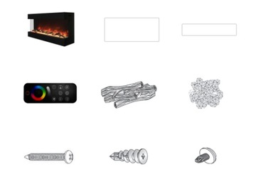 ЭЛЕКТРОКАМИН С ФУНКЦИЕЙ ОБОГРЕВА + WIFI 3D, мощность 1500 Вт, встроенный - 150 см