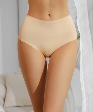 6 ЖЕНСКИХ БЕСШОВНЫХ ТРУСИКОВ С ВЫСОКОЙ СТОЙКОЙ, ОДНОРОДНЫЙ, Размер L