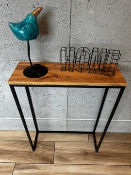 Консоль туалетного столика INDUSTRIAL LOFT 60x20x82 CRAFT ДУБ ЗОЛОТОЙ