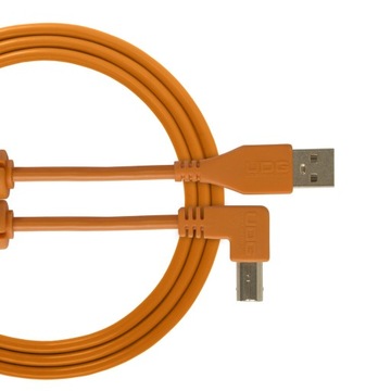 UDG Ultimate Audio Cable USB 2.0 A-B Orange Angled 2m KABEL USB A-B KĄTOWY