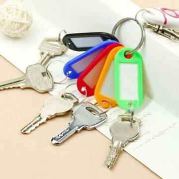 Брелки, бейдж, брелок, брелок, разноцветный, 100 шт.