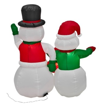 НАДУВНЫЕ НАДУВНЫЕ СНЕГОВИКИ СВЕТЯЩИЕСЯ 150 СМ