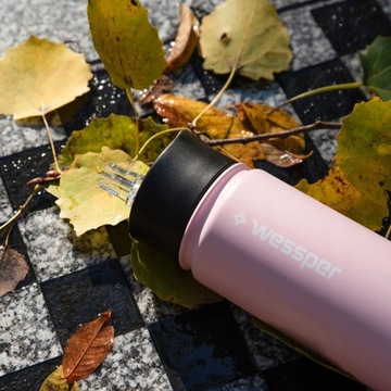 WESSPER ТЕРМОС БУТЫЛКА ДЛЯ КОФЕЙНЫХ НАПИТКОВ, НЕРЖАВЕЮЩАЯ СТАЛЬ 500 мл