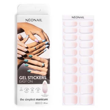 NEONAIL Lakier hybrydowy w naklejce Gel Stickers Easy On M09