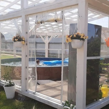 ПРОЗРАЧНАЯ ФОЛЬГА ПВХ ПРОЗРАЧНАЯ 1,8М ДЛЯ АГАРБОРА