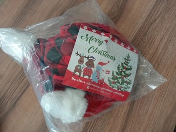 Bałwanek ozdoba świąteczna, czubek na choinkę.