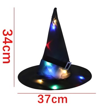 ШЛЯПА ВЕДЬМЫ ШЛЯПА ВЕДЬМЫ КАРНАВАЛЬНАЯ ЧЕРНАЯ