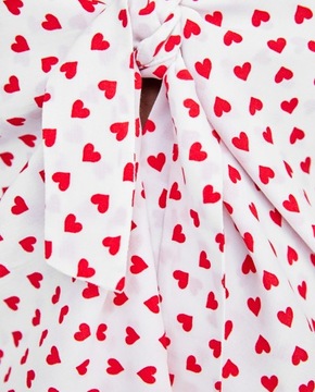 КОМПЛЕКТ ЮБКА, БЛУЗКА ZARA С ПРИНТОМ СЕРДЦЕ 36