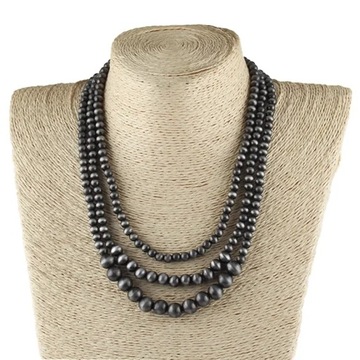 RH Fashion Bohemian Jewelry Accessory 3 Layer CCB Navajo Pearls Necklaces