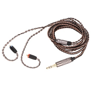 MMCX 3.5mm kabel do słuchawek OFC 8 rdzeń