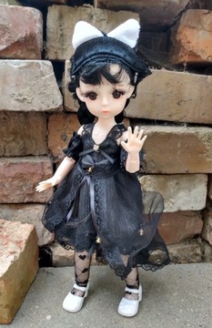 СТИЛИЗИРОВАННАЯ BJD СРЕДА АДДАМС КУКЛА 30см доставка из Польши