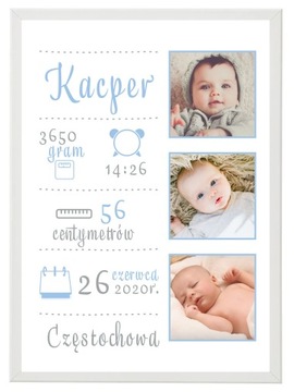 Свидетельство о рождении с фотографией, рамка А4, картинки о крещении