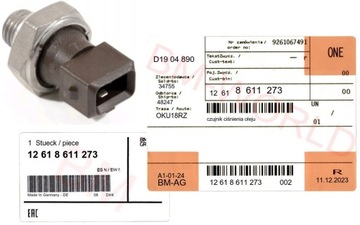 Nowy Oryginalny OE BMW czujnik ciśnienia oleju BMW E38 E39 E46 ASO