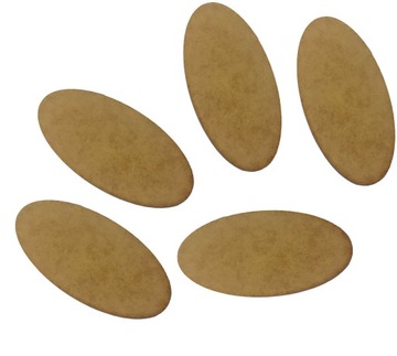 Podstawka owal 150x95 mm OVAL bases 5szt. 3mm