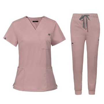 KOMPLET MEDYCZNY KOSZULKA SPODNIE UNIFORM DAMSKIxl