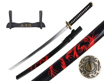 Miecz cosplay anime Miecz Katana z Pochwą Dekoracja 4KM108-410 plus stojak