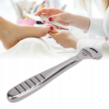 ŚCINAK SKROBAK METALOWA DO PIĘT STÓP PEDICURE 2SZT