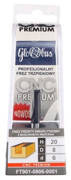 Frez prosty dwupłyt.+ wierc. D=10xH=30/d=12 GLOBUS