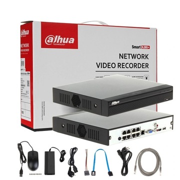 IP-рекордер 8-канальный POE Dahua NVR2108HS-8P-S3 12Mpx