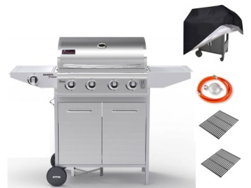 GRILL GAZOWY OGRODOWY DAKOTA 3 16 kW + POKROWIEC