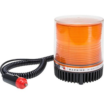 Lampa ostrzegawcza (kogut) błyskowa Drel CLX-2240 12V, żarówka LED, magnes