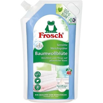 FROSCH PŁYN DO PŁUKANIA TKANIN KWIAT BAWEŁNY 1L BIO NIEMIECKI Z NIEMIEC DE