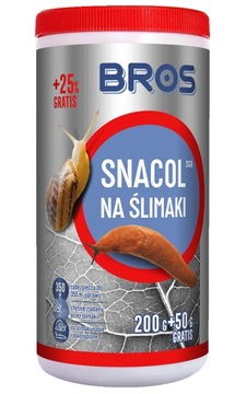 BROS SNACOL TRUTKA TRUCIZNA NA ŚLIMAKI NAGIE I OSKORUPIONE GRANULAT 250G