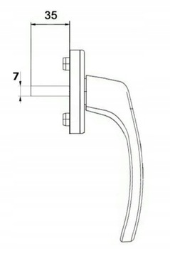 АЛЮМИНИЕВАЯ ОКОННАЯ РУЧКА ОКОННЫЕ РУЧКИ ОКНА БЕЛЫЕ