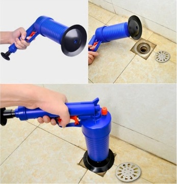 PISTOLET UDRAŻNIANIA RUR PRZEPYCHACZ KRET WC ZLEW