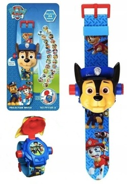 НАБОР ДЕТСКИХ ЧАСОВ PAW PATROL 3D ПРОЕКТОР