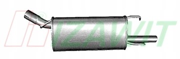 TŁUMIK KOŃCOWY OPEL CORSA B 1.2 1.4 1.5 1.7 93-00