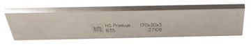 Nóż do strugarki LEITZ 360x30x3 twarde HSS PREMIUM