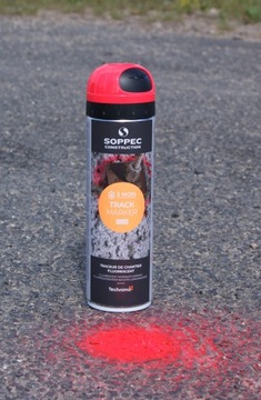 Геодезическая аэрозольная краска SOPPEC TRACK RED