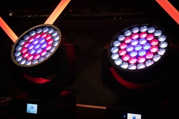 НАБОР 2x MOVING HEAD COLORSTAGE ROBIN WASH 37x15W 4in1 600 PLUS