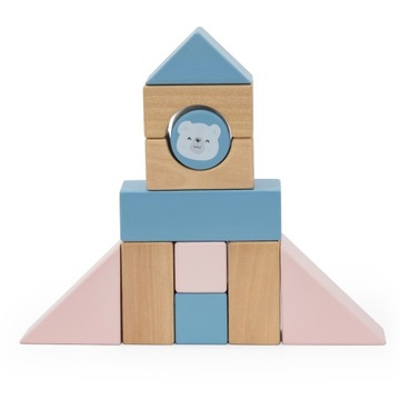 VIGA PolarB НАБОР ДЕРЕВЯННЫХ БЛОКОВ ПАСТЕВЫХ С ТЕЛЕЖКОЙ