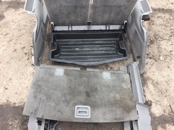 AUDI Q7 4L SEDADLA III 3 ŘADA PÁSY BOKY KOMPLET