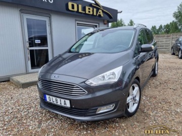 Ford C-MAX II Grand C-MAX Facelifting 1.5 EcoBoost 182KM 2016 Ford Grand C-MAX Park assist Podgrzewana kierownica Czujniki parkowania Su, zdjęcie 1